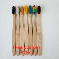 reusable and eco friendly  bamboo toothbrush set with customized logo