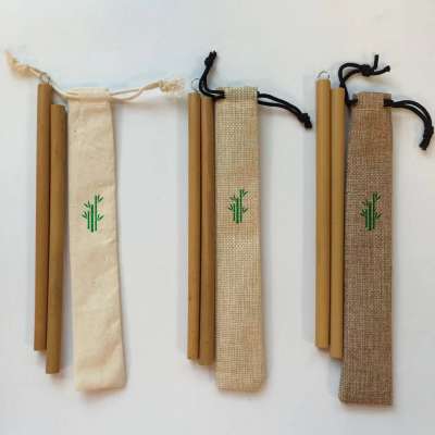 2020 factory price bamboo drinking straw with customized logo