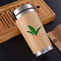 Natural Reusable bamboo travel mugs