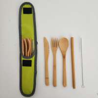 bamboo cutlery set  bamboo travel cutlery set